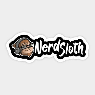 NerdSloth Logo Sticker